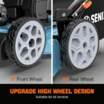SENIX LSSG-H2 22-Inch Self Propelled Gas Lawn Mower with 163 cc 4-Cycle Engine - Image 4