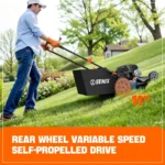 SENIX LSSG-H2 22-Inch Self Propelled Gas Lawn Mower with 163 cc 4-Cycle Engine - Image 2
