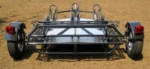 Stand, Store or Roll Ride-Up 3-Rail Motorcycle Trailer - Image 2