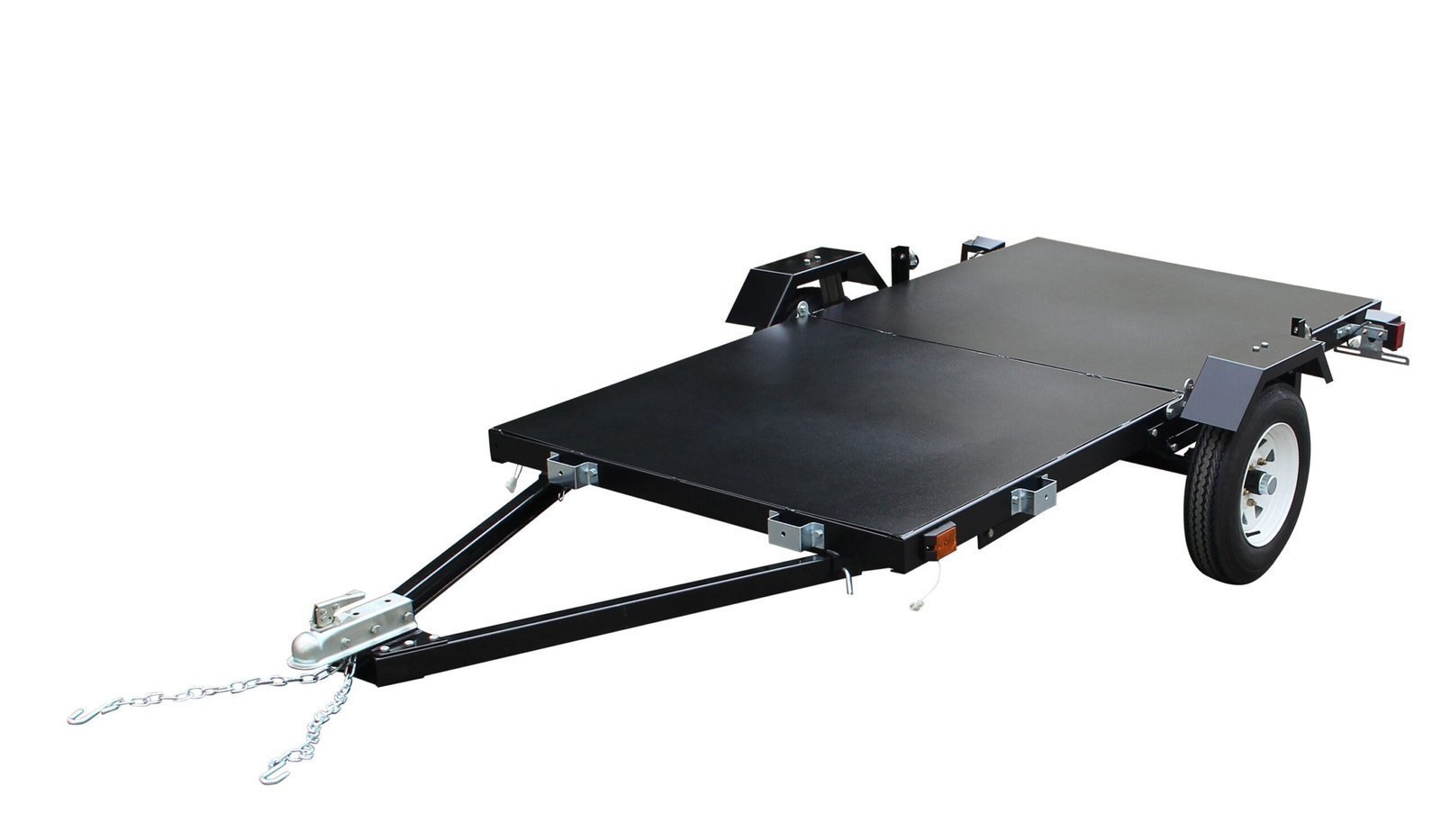 DK2 4-ft x 8-ft Steel Utility Trailer ( 1450-lb Capacity ) 5364713