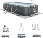 Intex Ultra XTR 24 ft. x 12 ft. Rectangular 52 in. Hard Side Above Ground Swimming Pool Set
