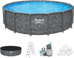 Bestway APX 365 16ft x 48-Inch Round Above Ground Pool Set