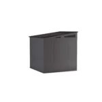 Suncast Modernist 7 ft. x 7 ft. Resin Vertical Pent Storage Shed with Floor Kit - Image 7