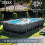 Intex Ultra XTR 24 ft. x 12 ft. Rectangular 52 in. Hard Side Above Ground Swimming Pool Set - Image 4