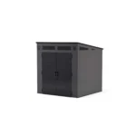 Suncast Modernist 7 ft. x 7 ft. Resin Vertical Pent Storage Shed with Floor Kit - Image 5