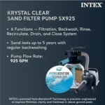 Intex Ultra XTR Frame 14' x 42" Round Above Ground Outdoor Swimming Pool Set with Sand Filter Pump, Ladder, Ground Cloth, and Pool Cover - Image 3