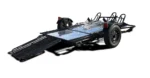 Stand, Store or Roll Ride-Up 3-Rail Motorcycle Trailer - Image 3