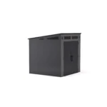 Suncast Modernist 7 ft. x 7 ft. Resin Vertical Pent Storage Shed with Floor Kit - Image 8