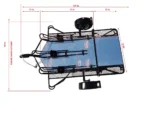 Stand, Store or Roll Ride-Up 3-Rail Motorcycle Trailer - Image 5