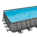 Summer Waves 32ft x 16ft x 52in Rectangle Frame Above Ground Swimming Pool Set - Image 5