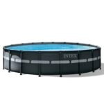 Intex Ultra XTR Frame 18′ x 52″ Above Ground Swimming Pool with Sand Filter Pump, Ladder, Cover, & Maintenance Accessory Kit with Vacuum and Skimmer - Image 4