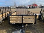 7×10 Heavy-Duty Utility Trailer – Single Axle with Wood Floor & LED Lights - Image 2