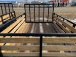 7×10 Heavy-Duty Utility Trailer – Single Axle with Wood Floor & LED Lights - Image 3