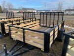 7×10 Heavy-Duty Utility Trailer – Single Axle with Wood Floor & LED Lights - Image 5