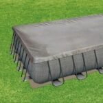 Summer Waves 32ft x 16ft x 52in Rectangle Frame Above Ground Swimming Pool Set - Image 2