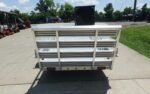 5′ x 10′ Aluminum Utility Trailer with Gate and Mag Wheels – 3500 lb Axle - Image 2