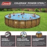 Coleman Power Steel 22-Foot x 52-Inch Round Above Ground Pool Set - Image 4