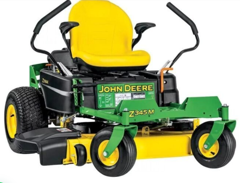 john-deere-1.png John Deere Z345M 42 in. 22 HP Gas Dual Hydrostatic Zero-Turn Riding Mower Bagger Included - Image 1
