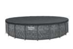 Bestway APX 365 22-Foot x 52-Inch Round Above Ground Swimming Pool Set with Pump and Ladder - Image 2