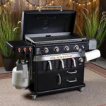 BLACKSTONE 36-Inch 4 Burner Gas Griddle with Dual Air Fryer Drawers – Model 1923 Black - Image 8