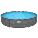 Bestway APX 365 22-Foot x 52-Inch Round Above Ground Swimming Pool Set with Pump and Ladder